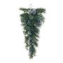 Abeto artificial CICILIA, colgante, piñas, bolas, bayas, verde-plateado, 75cm