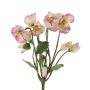 Rosa de Navidad artificial HALLA, rosa, vara fijación, 30cm