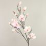 Rama de magnolia artificial YONA, rosa-blanco, 130cm