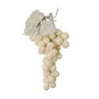 Uva artificial ALBAKO, helado, crema, 18cm
