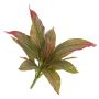 Cordyline artificial VALDA, en vara de fijación, rojo-verde, 30cm