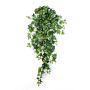 Enredadera hiedra artificial LUKA, vara fijación, verde-blanco, 90cm