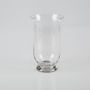 Jarrón de mesa de cristal LEA AIR, transparente, 24cm, Ø14cm