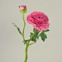 Ranúnculo artificial KALEA, rosa, 35cm, Ø9cm