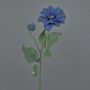 Rama de flores artificiales Dalia GINGER, Eco Collection, azul real, 60 cm, Ø 10 cm