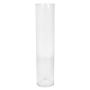 Jarrón para flores SANYA OCEAN, vidrio, cilíndrico, transparente, 40 cm, Ø 9 cm