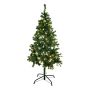 Abeto de Navidad de plástico MOSE, LEDs, 210cm, Ø100cm