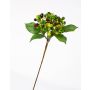 Rama saúco negro artificial HELMA, con bayas, verde claro-rojo, 30cm