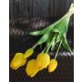 Ramo de tulipanes artificiales LONA, amarillo-verde, 45cm, Ø15cm