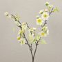 Rama de cerezo artificial SOEY con flores, crema-blanco, 45 cm