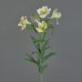 Rama de lirio artificial AUBERTA, verde-blanco, 75cm, Ø6cm