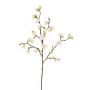 Rama de manzano artificial SADAKA, con flores, crema, 70cm