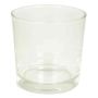 Portacandelitas XXL BRIAN, vidrio, transparente, 12,5cm, Ø13cm