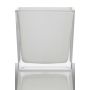 Jardinera de vidrio KIM EARTH, blanca, 14x14x14cm