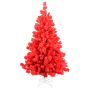 Árbol navideño sintético GÖTEBORG SPEED, rojo, 120cm, Ø60cm