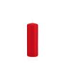Vela de farol MAEVA, cilíndrica, rojo, 15cm, Ø5cm, 37h - Made in Germany