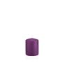 Vela de farol MAEVA, cilíndrica, violeta, 8cm, Ø6cm, 29h - Made in Germany