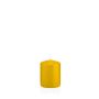 Vela de farol MAEVA, pilar, amarillo, 8cm, Ø6cm, 29h - Made in Germany