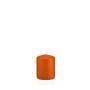 Vela de farol MAEVA, pilar, naranja, 8cm, Ø6cm, 29h - Made in Germany