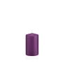 Vela de farol MAEVA, cilíndrica, violeta, 10cm, Ø6cm, 33h - Made in Germany