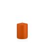 Vela de farol MAEVA, pilar, naranja, 10cm, Ø7cm, 42h - Made in Germany