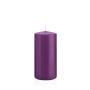 Vela de farol MAEVA, cilíndrica, violeta, 15cm, Ø7cm, 63h - Made in Germany