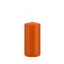 Vela de farol MAEVA, pilar, naranja, 15cm, Ø7cm, 63h - Made in Germany