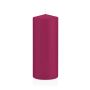 Vela de farol MAEVA, cilíndrica, magenta, 20cm, Ø8cm, 119h - Made in Germany