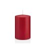 Vela de farol MAEVA, cilíndrica, rojo oscuro, 15cm, Ø10cm, 113h - Made in Germany