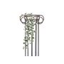 Hiedra artificial colgante JOHANNES con vara de fijación, verde-blanco, 70cm