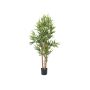 Bambú artificial ELISSO, troncos naturales, verde, 120cm