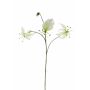 Gloriosa artificial TIANA, blanco-verde, 80cm, Ø8-15cm