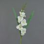 Gladiolo artificial ELEA, blanco, 85cm, Ø3-10cm