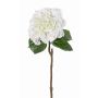 Hortensia de plástico CHIDORI, blanco-verde, 60cm, Ø20cm