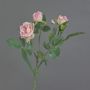 Rama de rosa artificial CORALEE, rosa, 50cm, Ø3-7cm