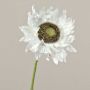 Girasol textil JANIKA crema, 60cm, Ø12cm