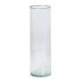 Jarrón de cristal SANYA OCEAN, cilíndrico, transparente, 30 cm, Ø 9 cm