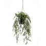 Cesta colgante de boj artificial ANDRES en maceta decorativa, 50cm
