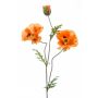 Amapola artificial LOPEZ, naranja, 90cm