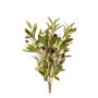 Olivo artificial ALBERTO en vara de ajuste, frutos, 35cm