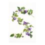 Guirnalda de clematis artificial HERA, azul-violeta, 180cm