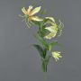 Flor artificial de gloriosa superba CELESTE, amarillo, 75cm