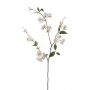 Rama de melocotón artificial CAMILLES, crema, 80cm