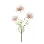 Flor artificial de crisantemo HARARE, rosa, 65cm
