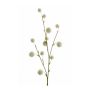 Rama artificial de viburnum ATERIDA, blanco, 80cm