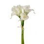 Ramo artificial de callas artificiales RUMA, blanco, 35cm