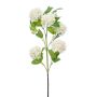 Rama textil de viburnum FONTE, crema, 75cm