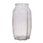 Jarrón pequeño de cristal AMORY, transparente, 22cm, Ø12cm