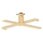 Soporte para árbol de Navidad JORDI de madera, marrón claro, 17cm, Ø53cm