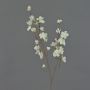 Rama decorativa de flor de cerezo artificial ARIELLE con flores, blanca, 75 cm.